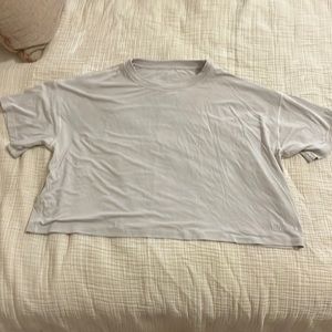 Lululemon off white boxy tee